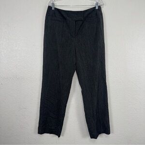 Larry Levine Stretch Dress Pants Grey Plus 14 Office Business‎ Minimalist #cc